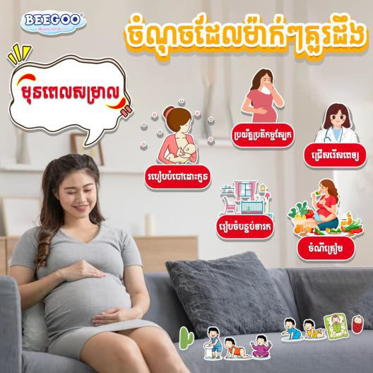 BEEGOO Pregnancy & Mother Care Tips Poster